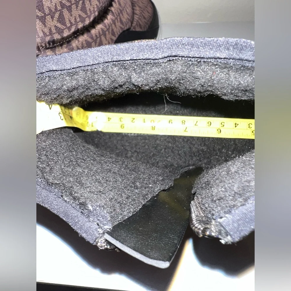 Men’s MICHAEL KORS Baxter Logo Quilted Nylon Sneaker Boots Shoes Sz 8.5 - Picture 12 of 14